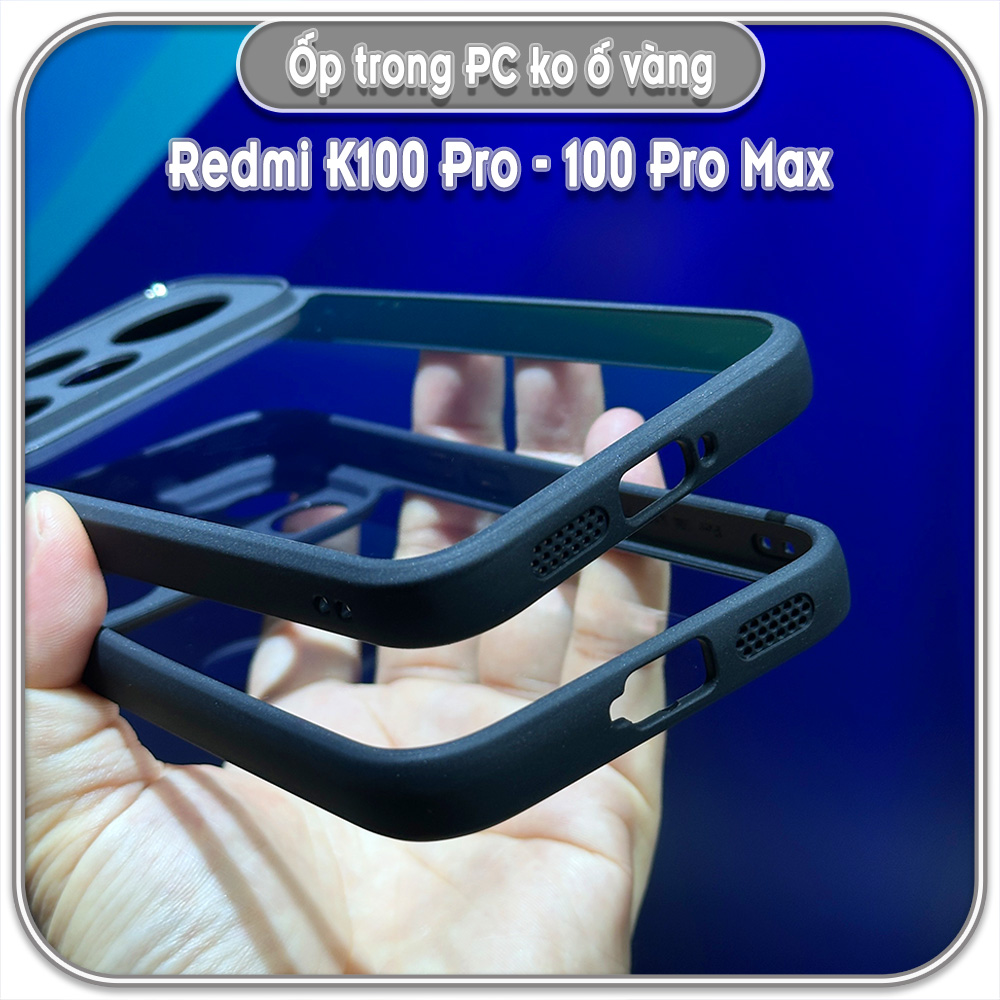 Ốp trong viền đen cho Redmi K100 Pro - Poco F9 Pro / K100 Pro Max - F9 Ultra