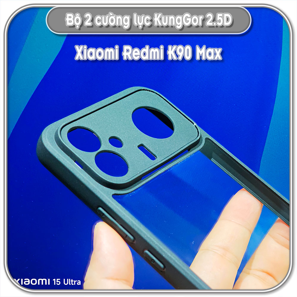 Ốp trong viền đen cho Redmi K90 Max