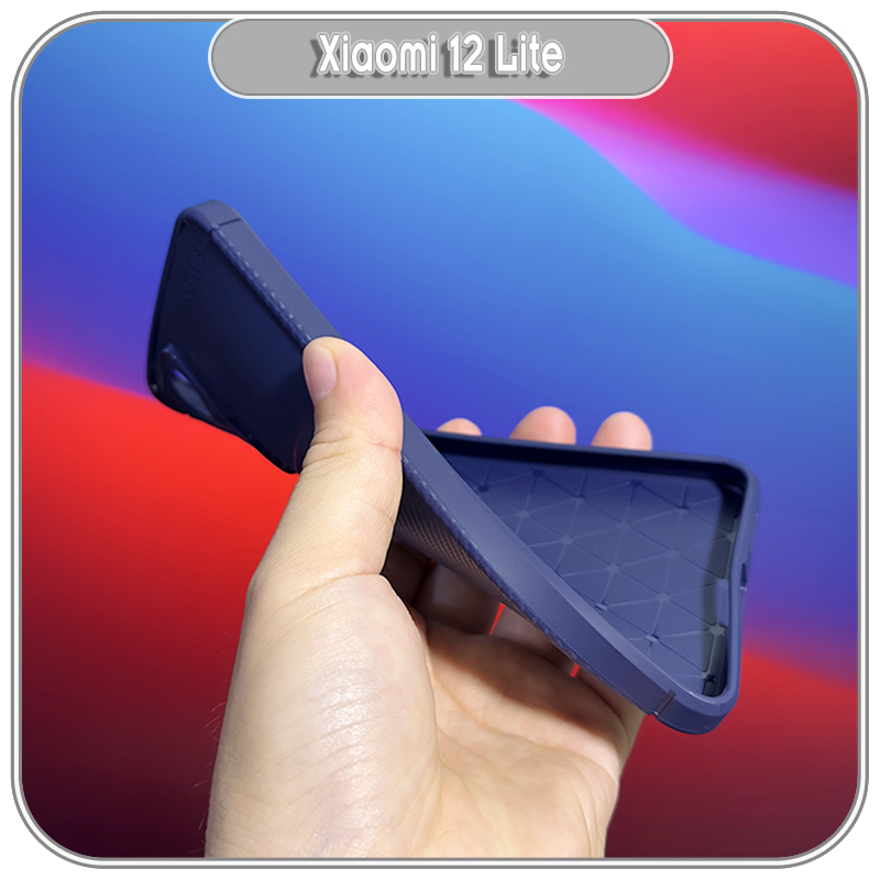 Ốp lưng cho Xiaomi Mi 12 Lite 5G chống sốc Carbon Auto Focus