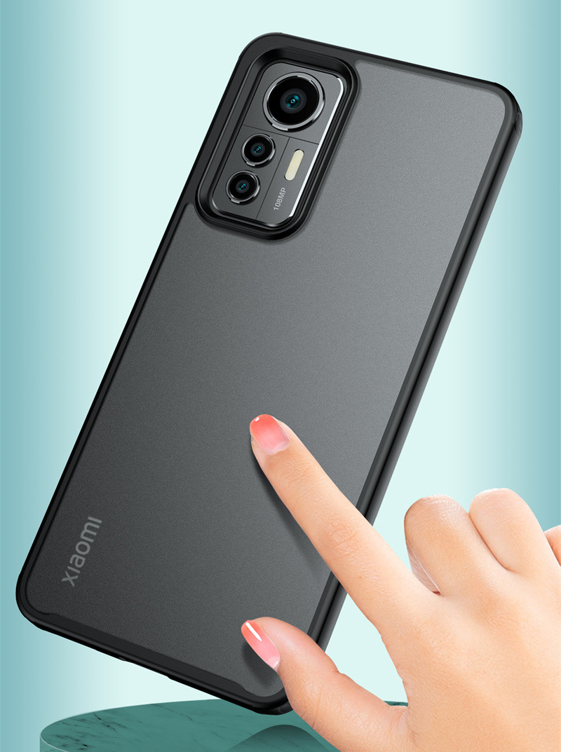 Ốp lưng cho Xiaomi 12 Lite 5G, nhám viền màu WLONS