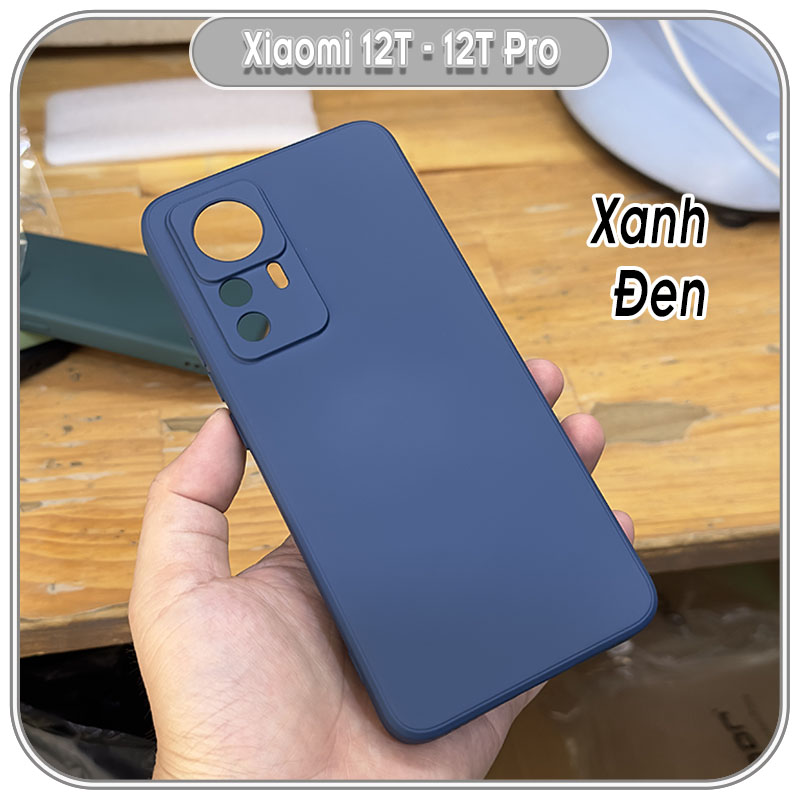 Ốp cho Xiaomi 12T - 12T Pro, Choice viền vuông nhựa TPU dẻo màu, lót nhung che camera