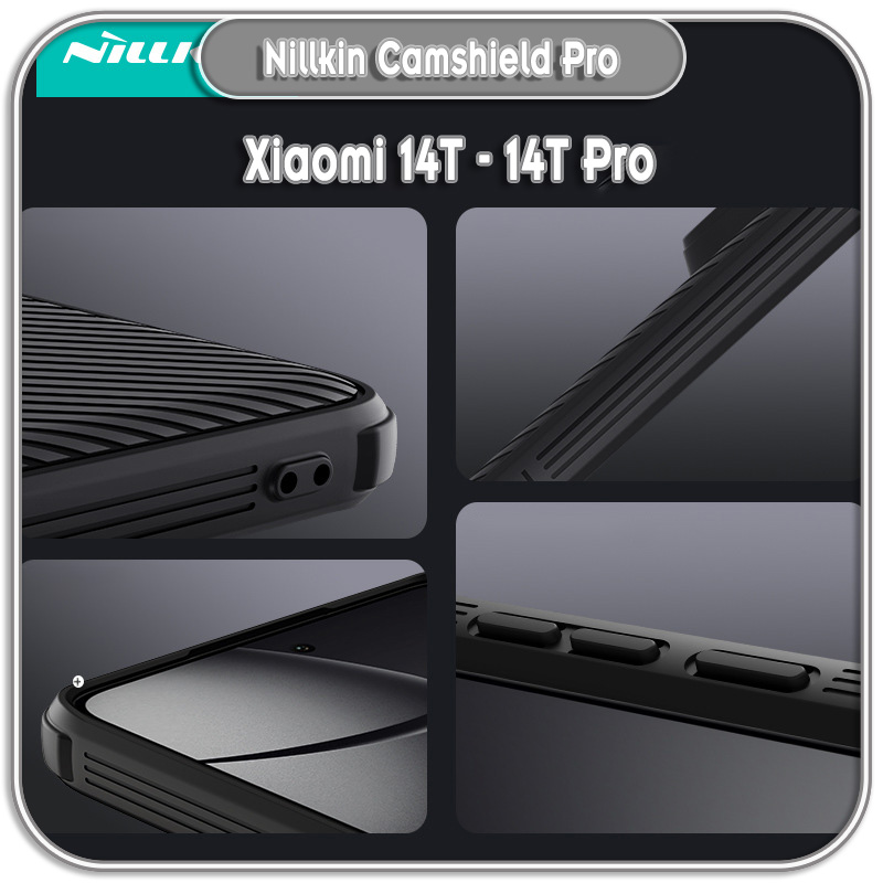 Ốp chống sốc Xiaomi 14T - 14T Pro, Nillkin CamShield Pro che camera