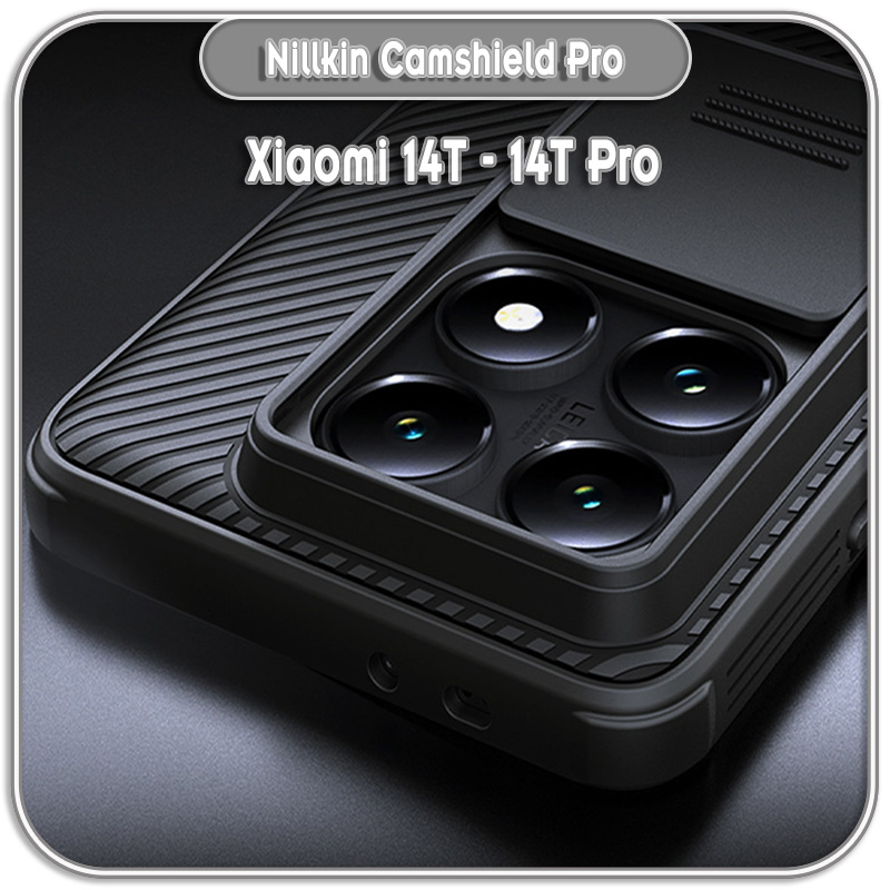 Ốp chống sốc Xiaomi 14T - 14T Pro, Nillkin CamShield Pro che camera