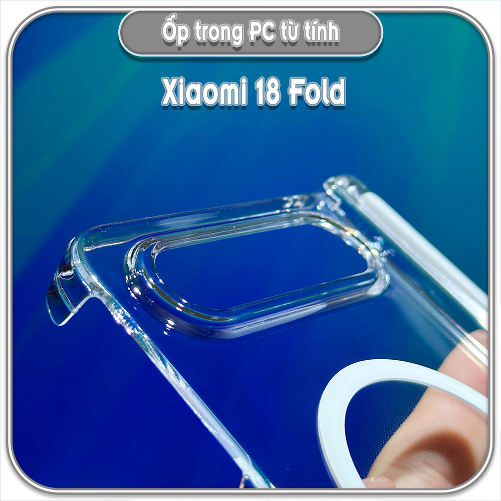 Ốp lưng PC có nam châm sạc từ tính cho Xiaomi 18 Fold