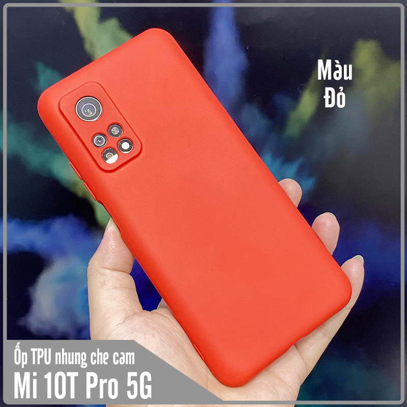 Ốp lưng cho Xiaomi Mi 10T Pro - Redmi K30S , nhựa TPU dẻo màu lót nhung che camera