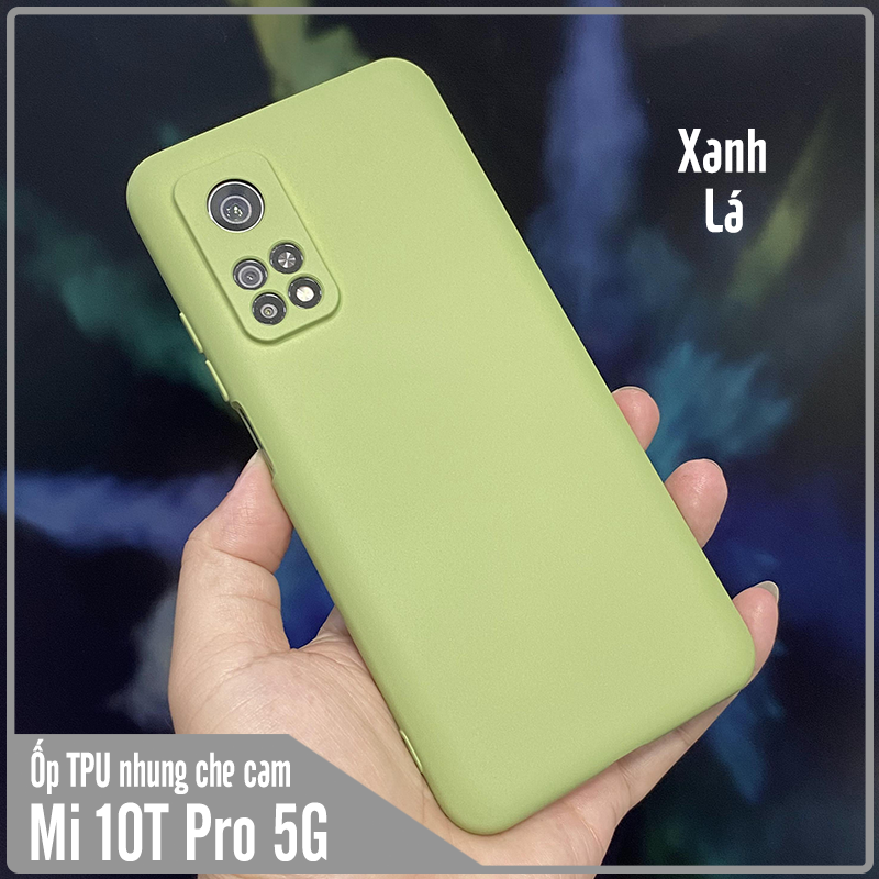 Ốp lưng cho Xiaomi Mi 10T Pro - Redmi K30S , nhựa TPU dẻo màu lót nhung che camera