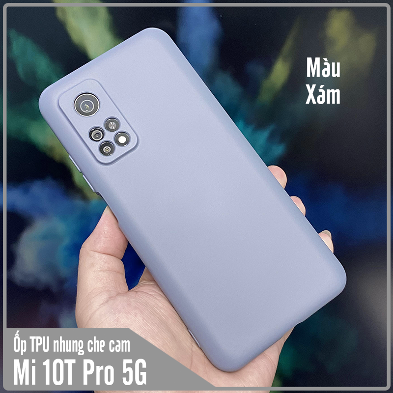 Ốp lưng cho Xiaomi Mi 10T Pro - Redmi K30S , nhựa TPU dẻo màu lót nhung che camera