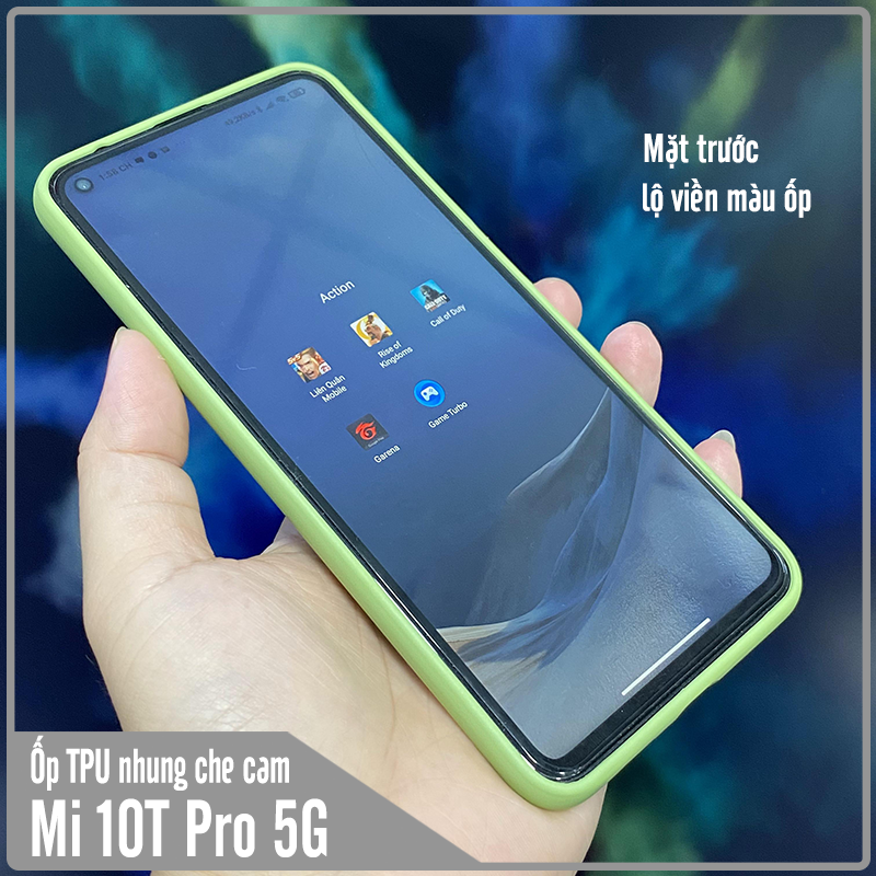 Ốp lưng cho Xiaomi Mi 10T Pro - Redmi K30S , nhựa TPU dẻo màu lót nhung che camera