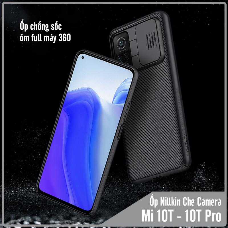 Ốp lưng dành cho Xiaomi Mi 10T - Mi 10T Pro - Redmi K30S Nillkin CamShield che camera