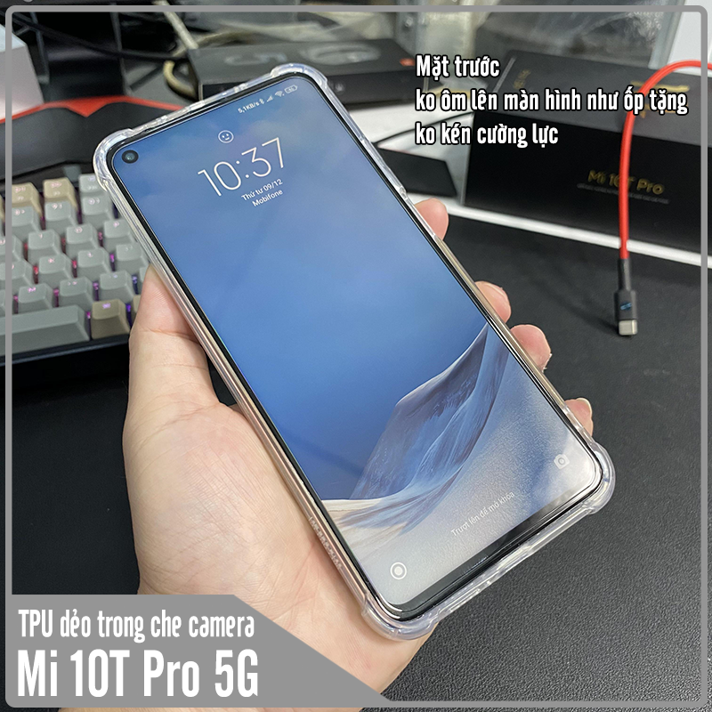 Ốp lưng cho Xiaomi Mi 10T - Mi 10T Pro - Redmi K30S TPU Trong Suốt Che Camera