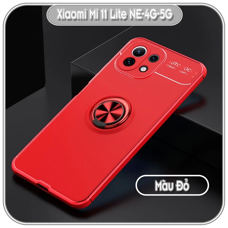 Ốp lưng cho Xiaomi Mi 11 Lite NE - 4G - 5G chống sốc iRing Auto Focus