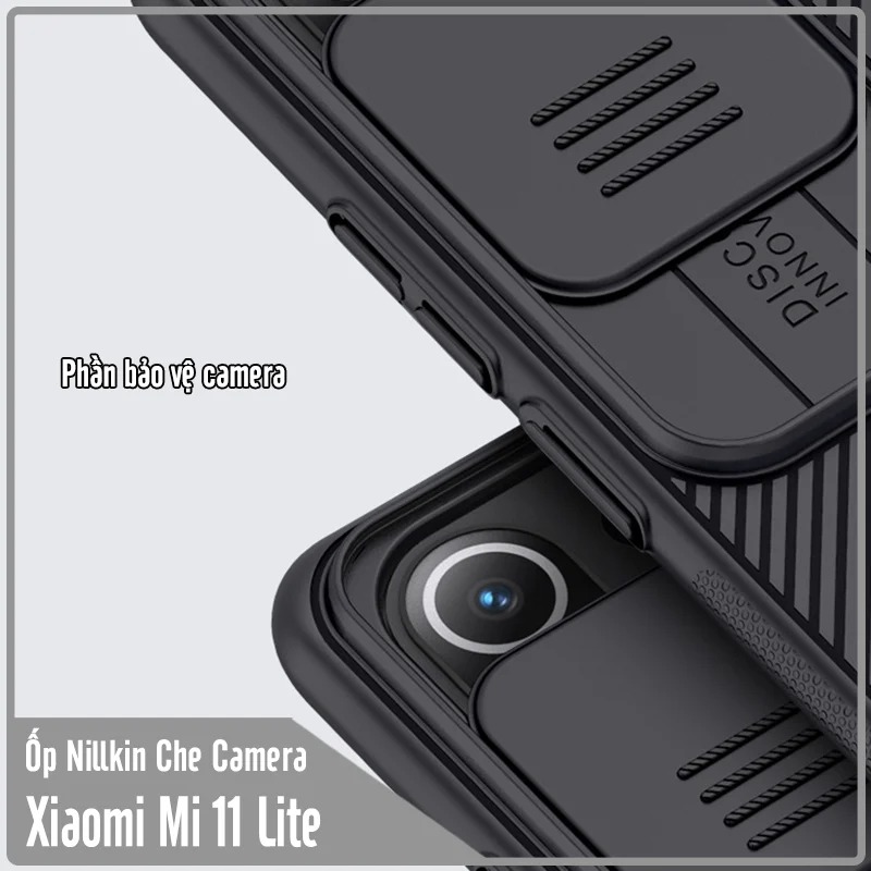 Ốp lưng cho Xiaomi Mi 11 Lite Nillkin CamShield che camera