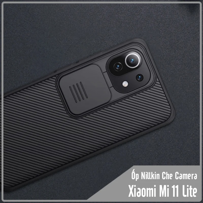 Ốp lưng cho Xiaomi Mi 11 Lite Nillkin CamShield che camera