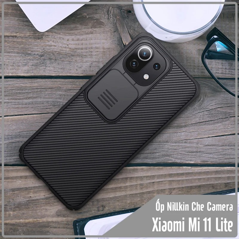 Ốp lưng cho Xiaomi Mi 11 Lite Nillkin CamShield che camera