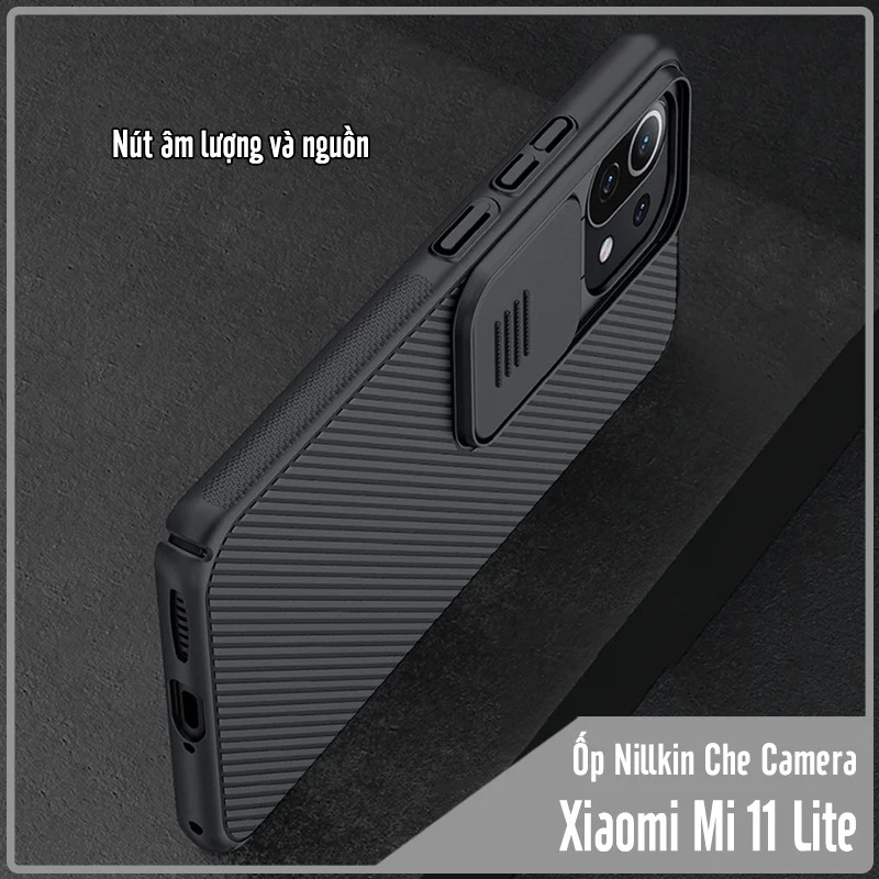 Ốp lưng cho Xiaomi Mi 11 Lite Nillkin CamShield che camera