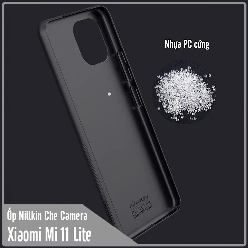 Ốp lưng cho Xiaomi Mi 11 Lite Nillkin CamShield che camera