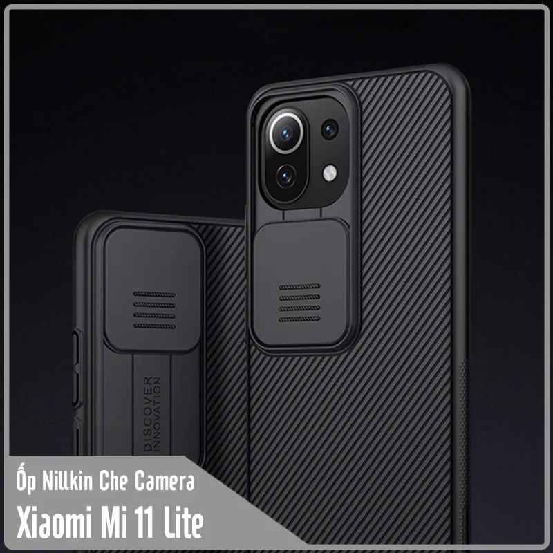 Ốp lưng cho Xiaomi Mi 11 Lite Nillkin CamShield che camera