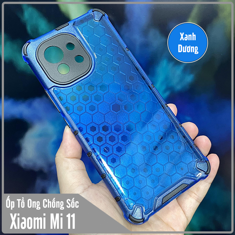 Ốp lưng cho Xiaomi Mi 11 Tổ Ong chống sốc