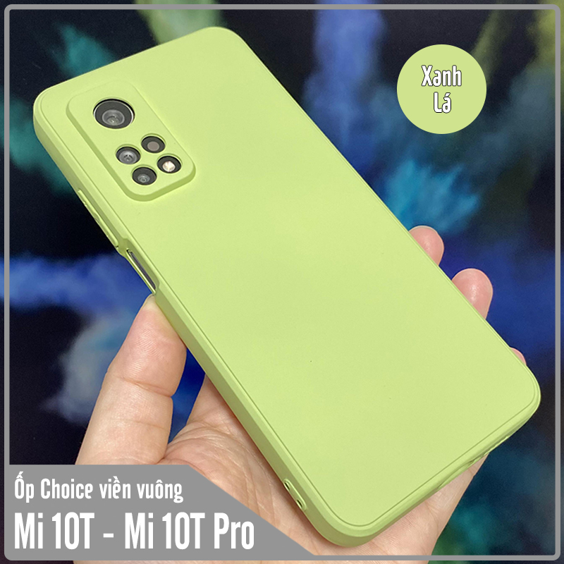 Ốp lưng cho Xiaomi Mi 10T - Mi 10T Pro - Redmi K30S Choice viền vuông dẻo lót nhung che camera