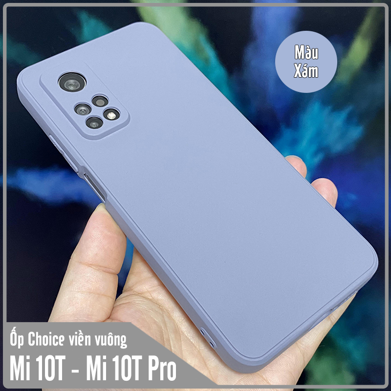 Ốp lưng cho Xiaomi Mi 10T - Mi 10T Pro - Redmi K30S Choice viền vuông dẻo lót nhung che camera