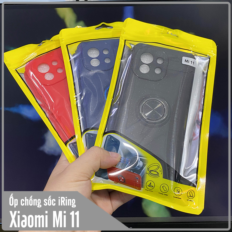 Ốp lưng cho Xiaomi Mi 11 chống sốc iRing Auto Focus