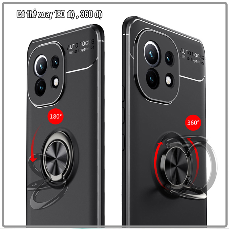 Ốp lưng cho Xiaomi Mi 11 chống sốc iRing Auto Focus