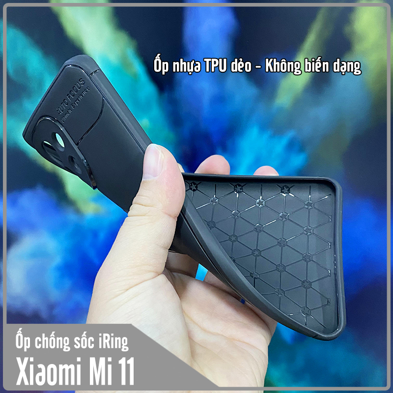 Ốp lưng cho Xiaomi Mi 11 chống sốc iRing Auto Focus