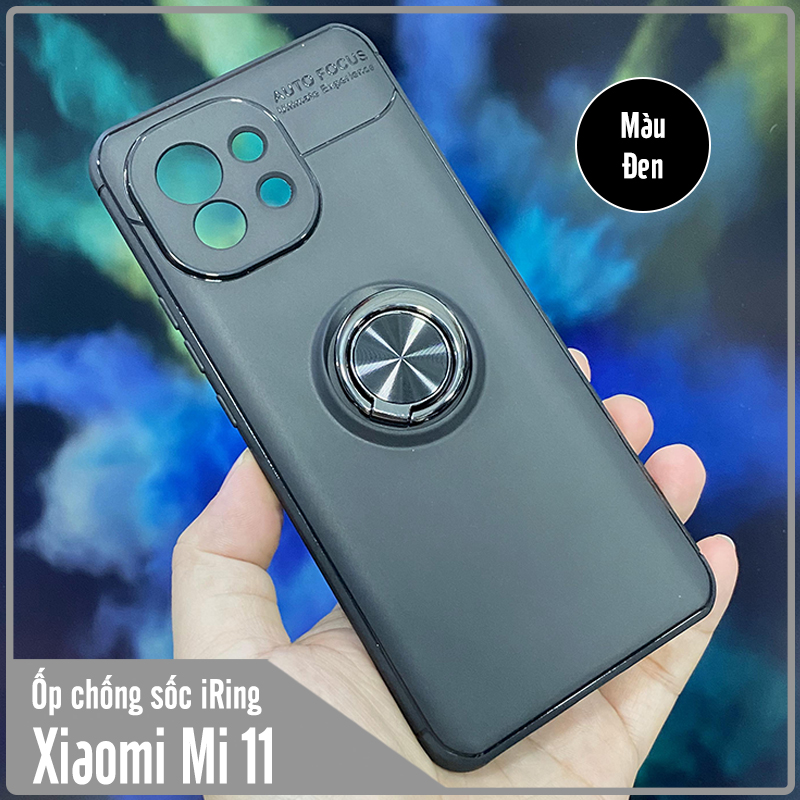 Ốp lưng cho Xiaomi Mi 11 chống sốc iRing Auto Focus