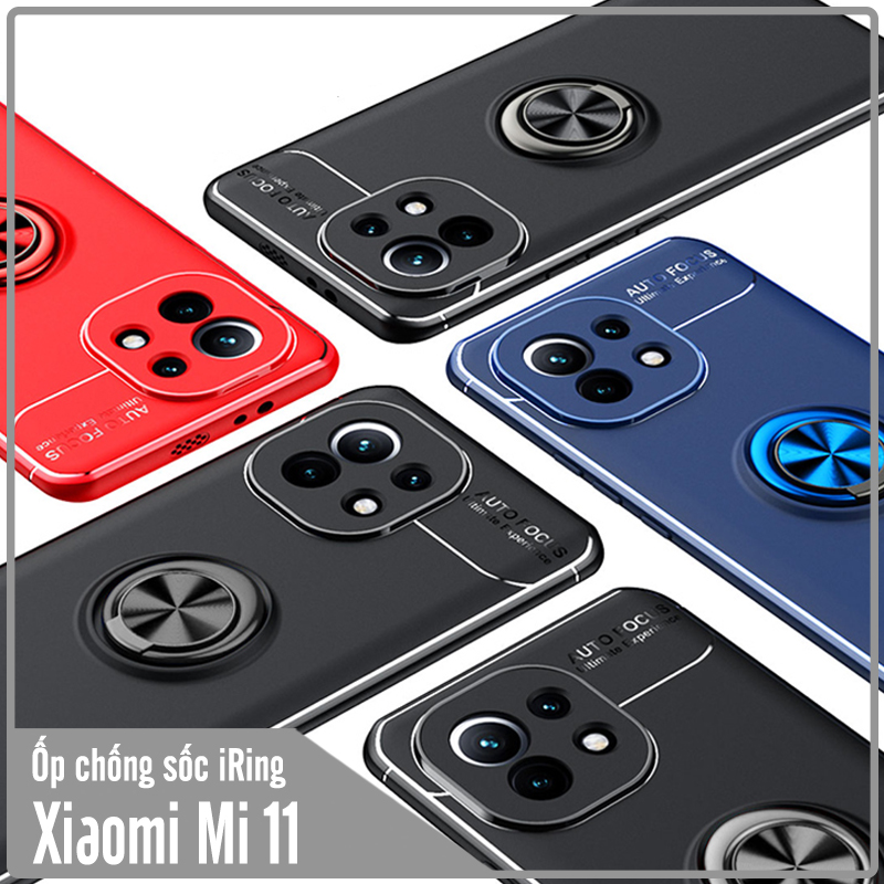 Ốp lưng cho Xiaomi Mi 11 chống sốc iRing Auto Focus