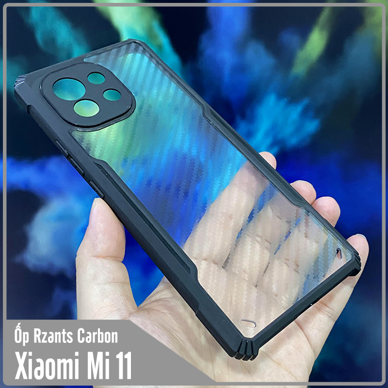 Ốp lưng cho Xiaomi Mi 11 Rzants Carbon