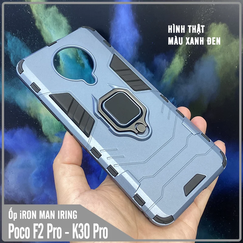 Ốp lưng cho Xiaomi Poco F2 Pro / Redmi K30 Pro - K30 Ultra iRON - MAN IRING Nhựa PC cứng viền dẻo chống sốc