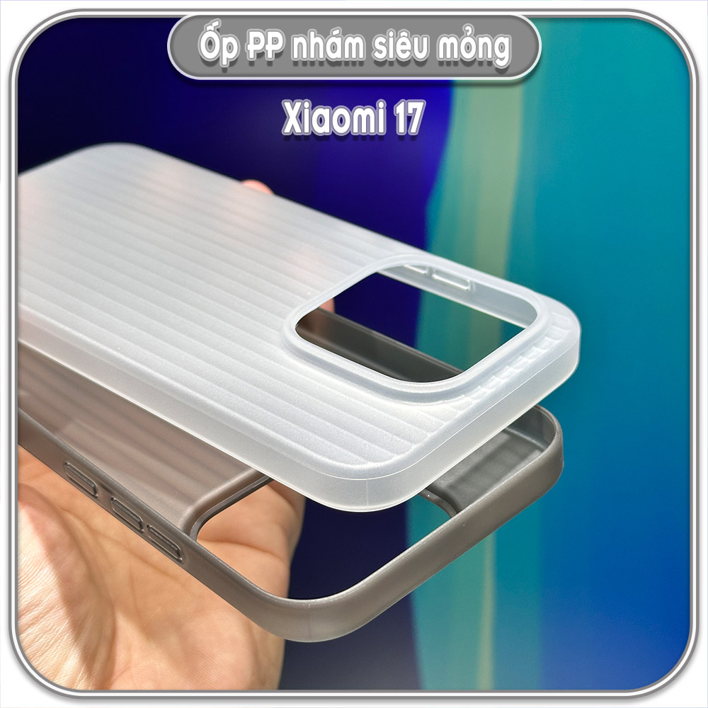 Ốp PP nhám siêu mỏng cho Xiaomi 17