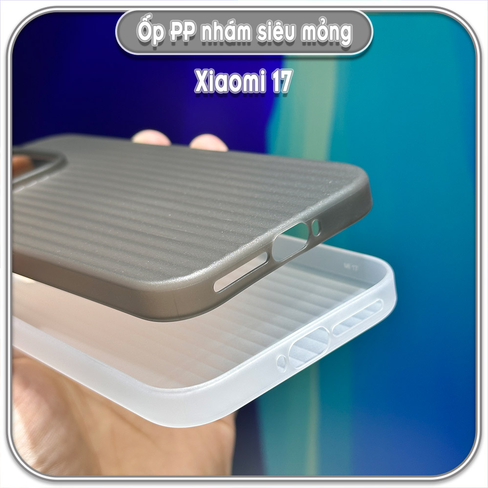 Ốp PP nhám siêu mỏng cho Xiaomi 17