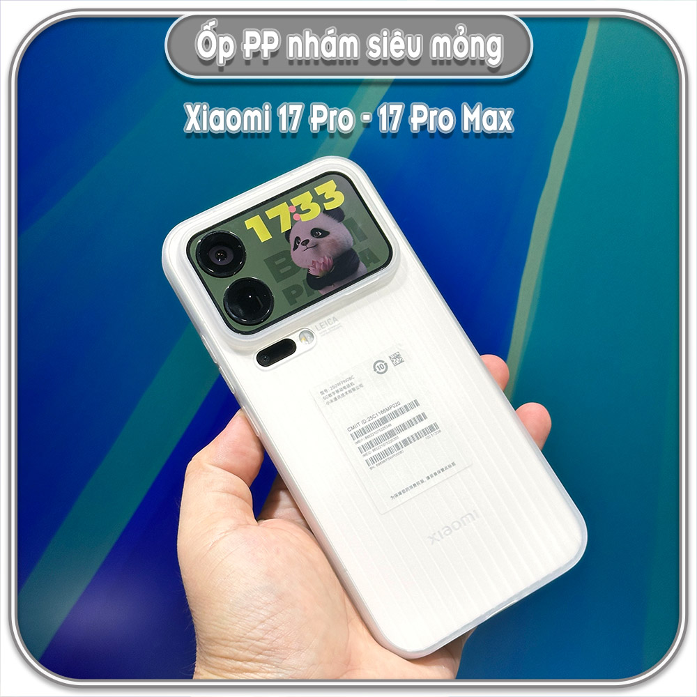 Ốp PP nhám siêu mỏng cho Xiaomi 17 Pro - 17 Pro Max