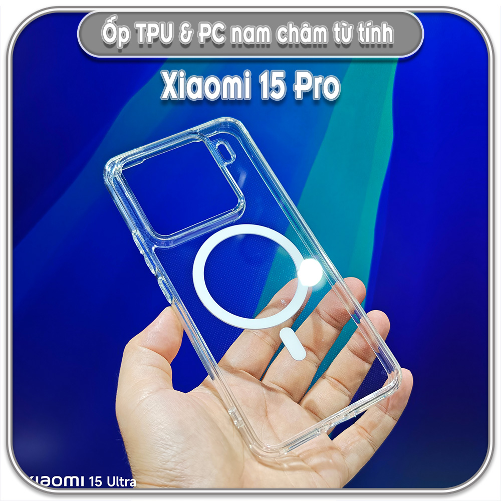 Ốp TPU+PC cho Xiaomi Redmi Note 17 Series, nam châm sạc từ tính