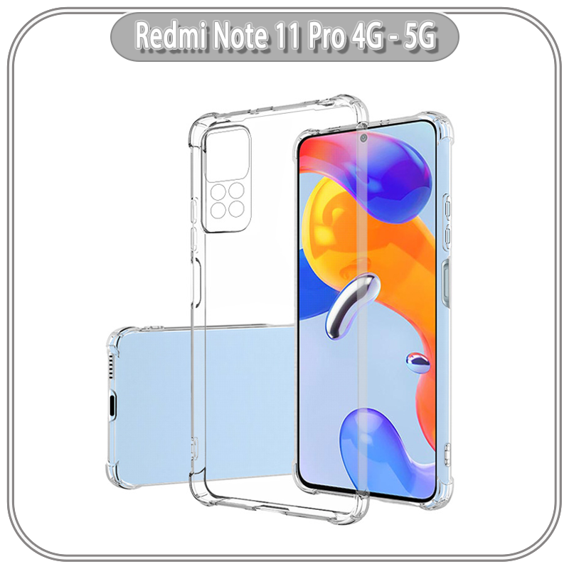 Ốp lưng cho Xiaomi Redmi Note 11 Pro 4G - 5G bản quốc tế TPU Trong Suốt Che Camera