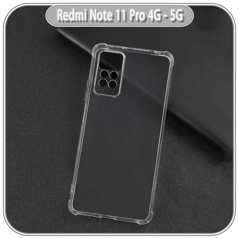 Ốp lưng cho Xiaomi Redmi Note 11 Pro 4G - 5G bản quốc tế TPU Trong Suốt Che Camera