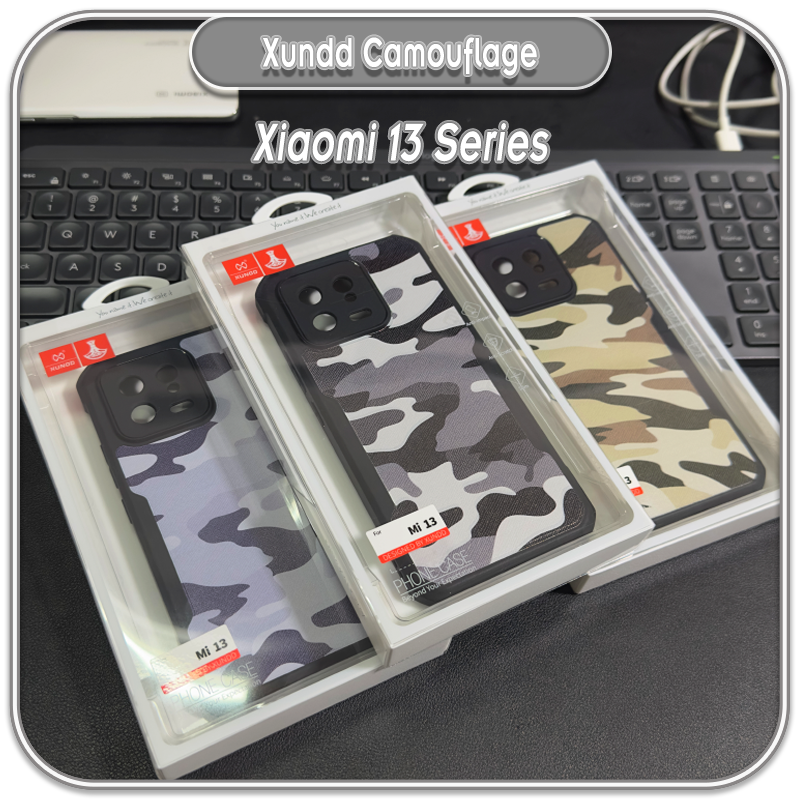 Ốp cho Xiaomi 13, Xundd Camouflage 4 góc chống sốc