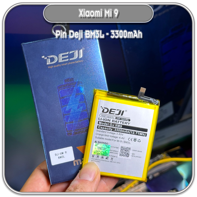 Thay pin Xiaomi Mi 9, Deji BM3L 3300mAh