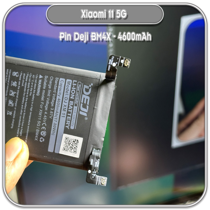 Thay pin Xiaomi 11 5G, Deji BM4X 4600mAh