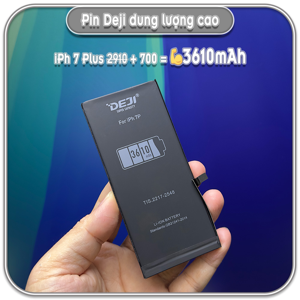Thay pin Deji dung lượng cao cho iPhone 6-6S-6S Plus-7-7 Plus-8-8 Plus