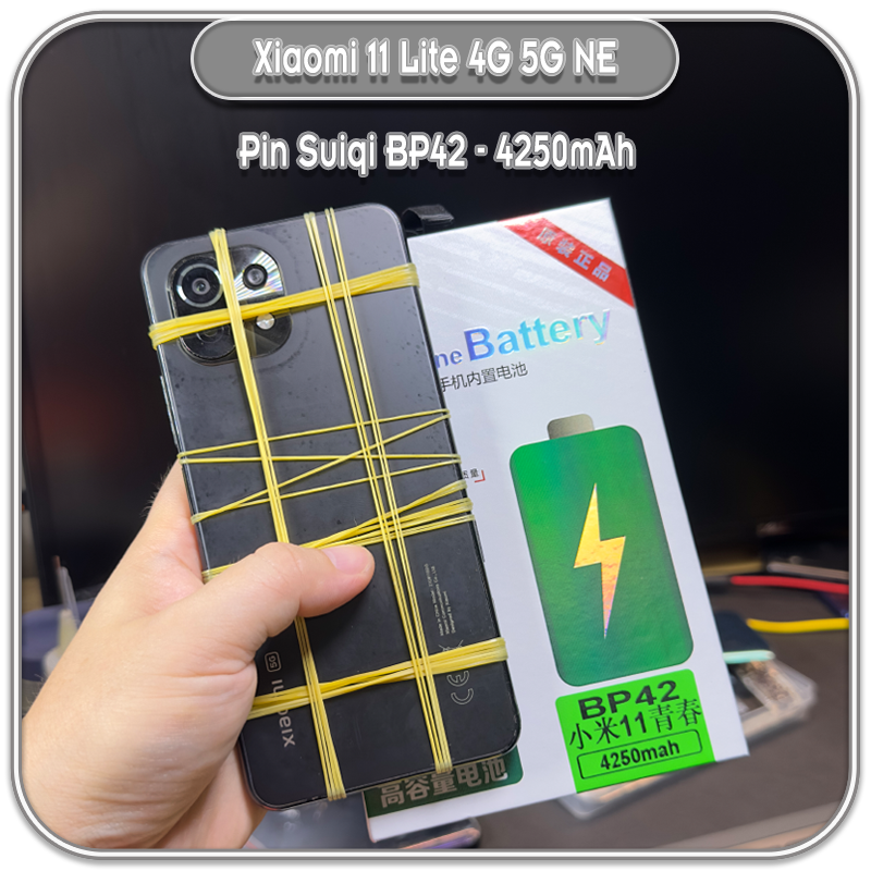 Pin thay thế Suiqi BP42 cho Xiaomi Mi 11 Lite 4G - 5G - NE, 4250mAh