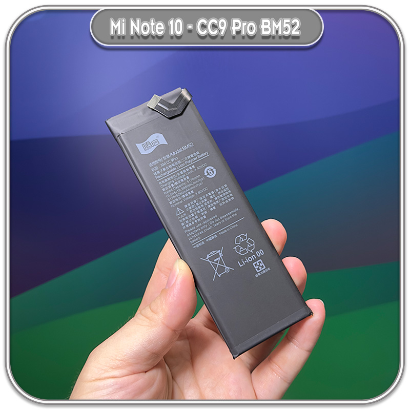 Pin thay thế Suiqi Mi Note 10 - CC9 Pro, BM52 5260mAh