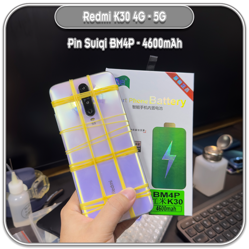 Pin Suiqi Li-ion thay thế cho Xiaomi Pocophone X2 / Redmi K30 BM4P 4600mAh