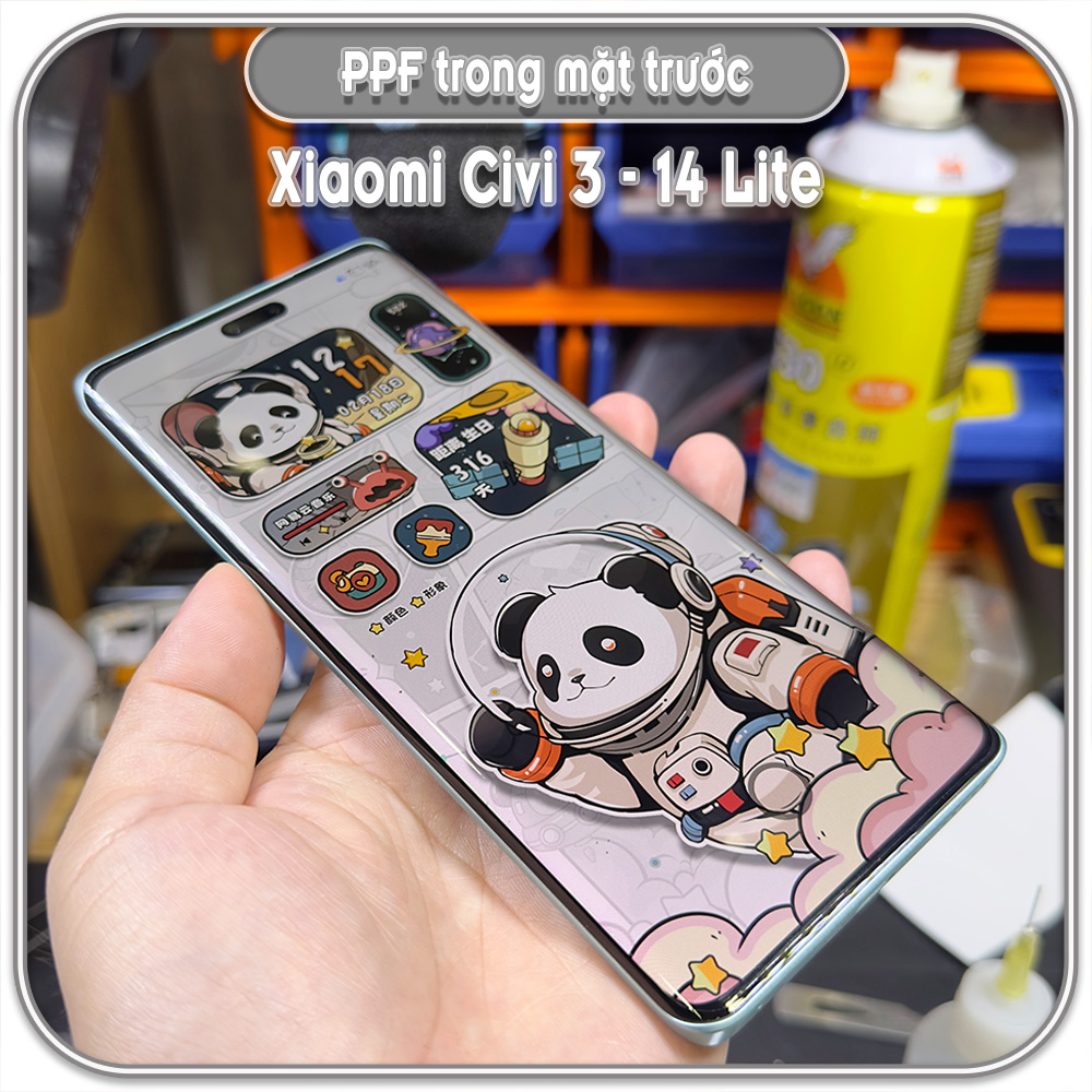Dán PPF trong suốt mặt trước Xiaomi Civi 3