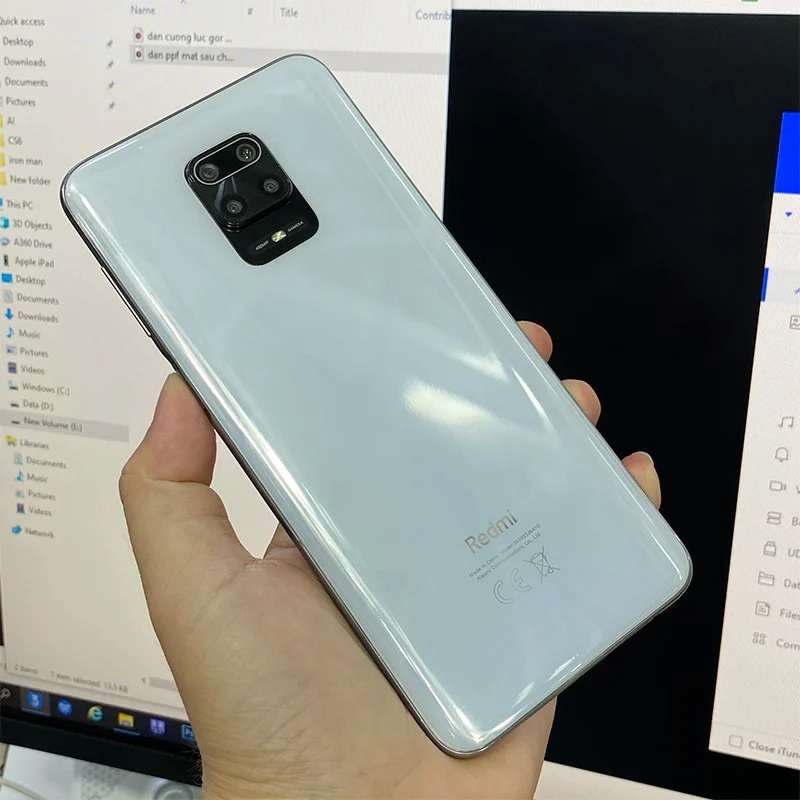 Miếng Dán PPF mặt sau cho Xiaomi Redmi Note 9S, Trong suốt / Ánh 7 màu