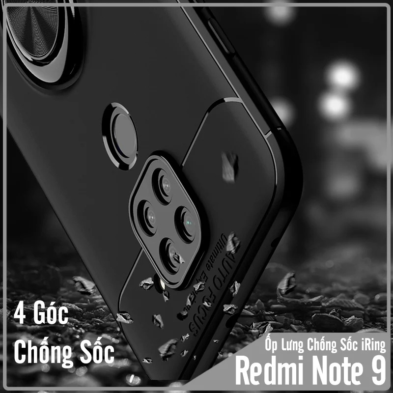 Ốp lưng cho Xiaomi Redmi Note 9 - Redmi 10X 4G chống sốc iRing