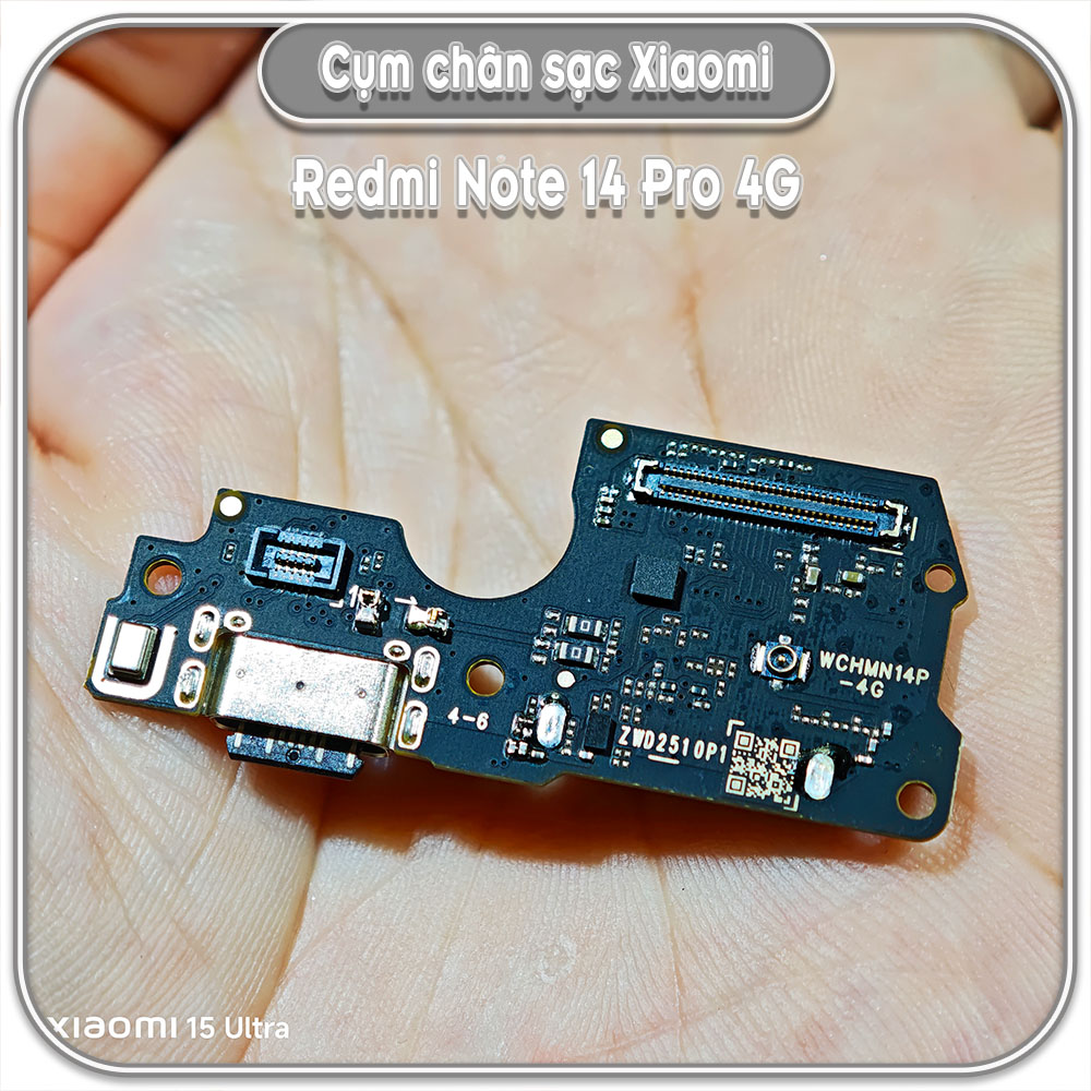 Cụm chân sạc Redmi Note 14 Pro 4G