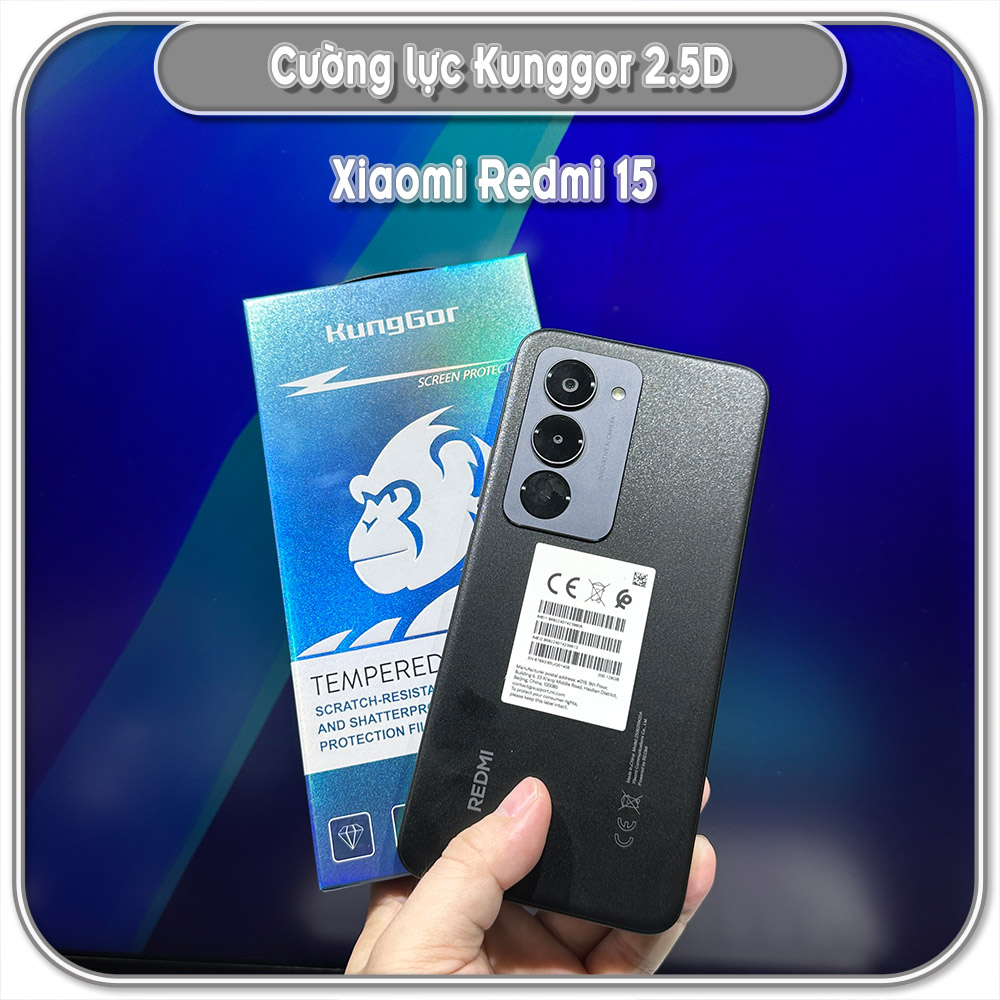 Bộ 2 Cường lực KungGor cho Xiaomi Redmi 15