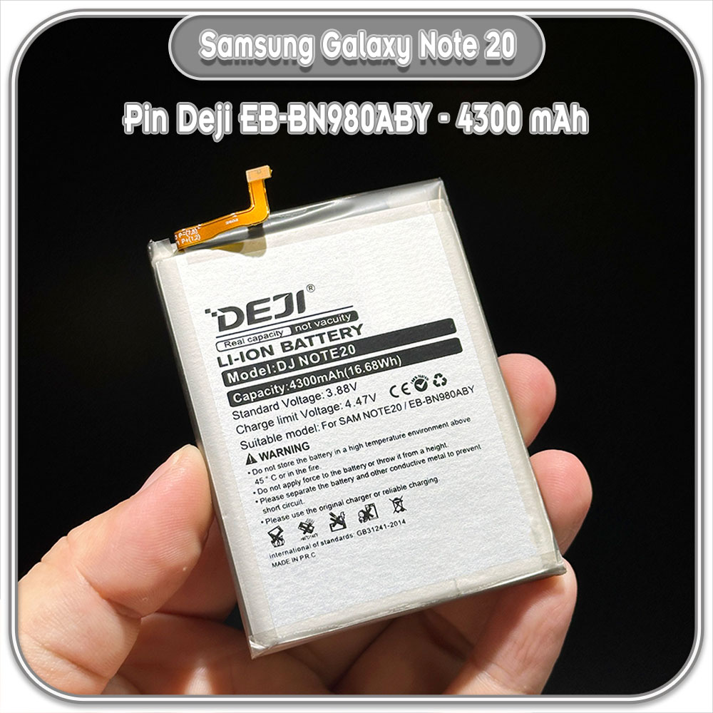 Thay pin cho Samsung Galaxy Note 20 Deji EB-BN980ABY 4300mAh